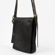 Shop the authentic Delvaux Black Louise Baudrier Crossbody Bag second hand on Labellov.com!