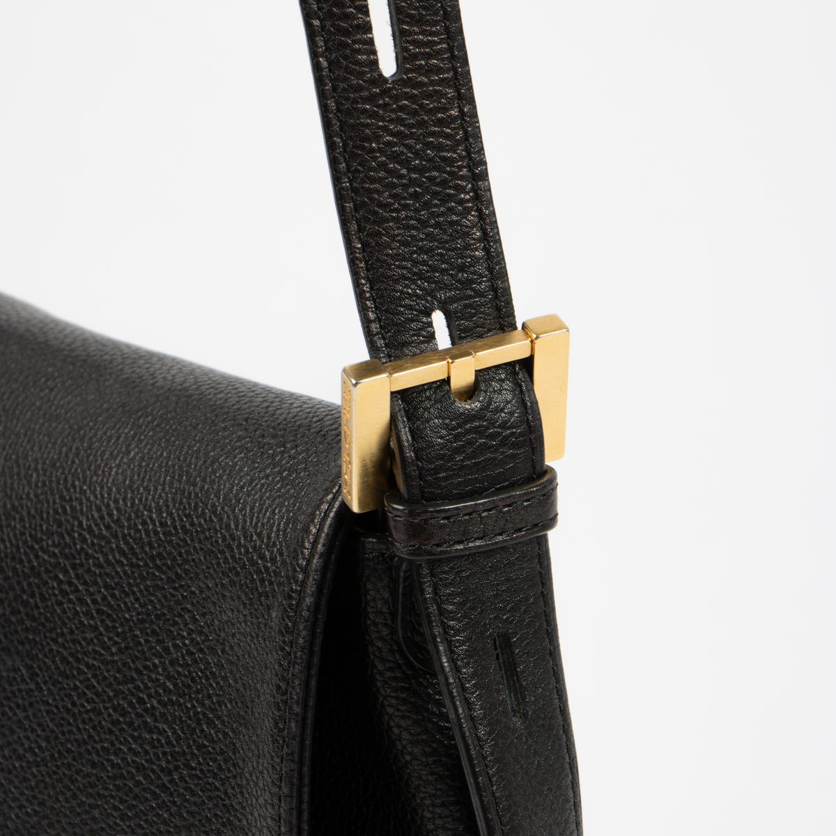 Shop the authentic Delvaux Black Louise Baudrier Crossbody Bag second hand on Labellov.com!