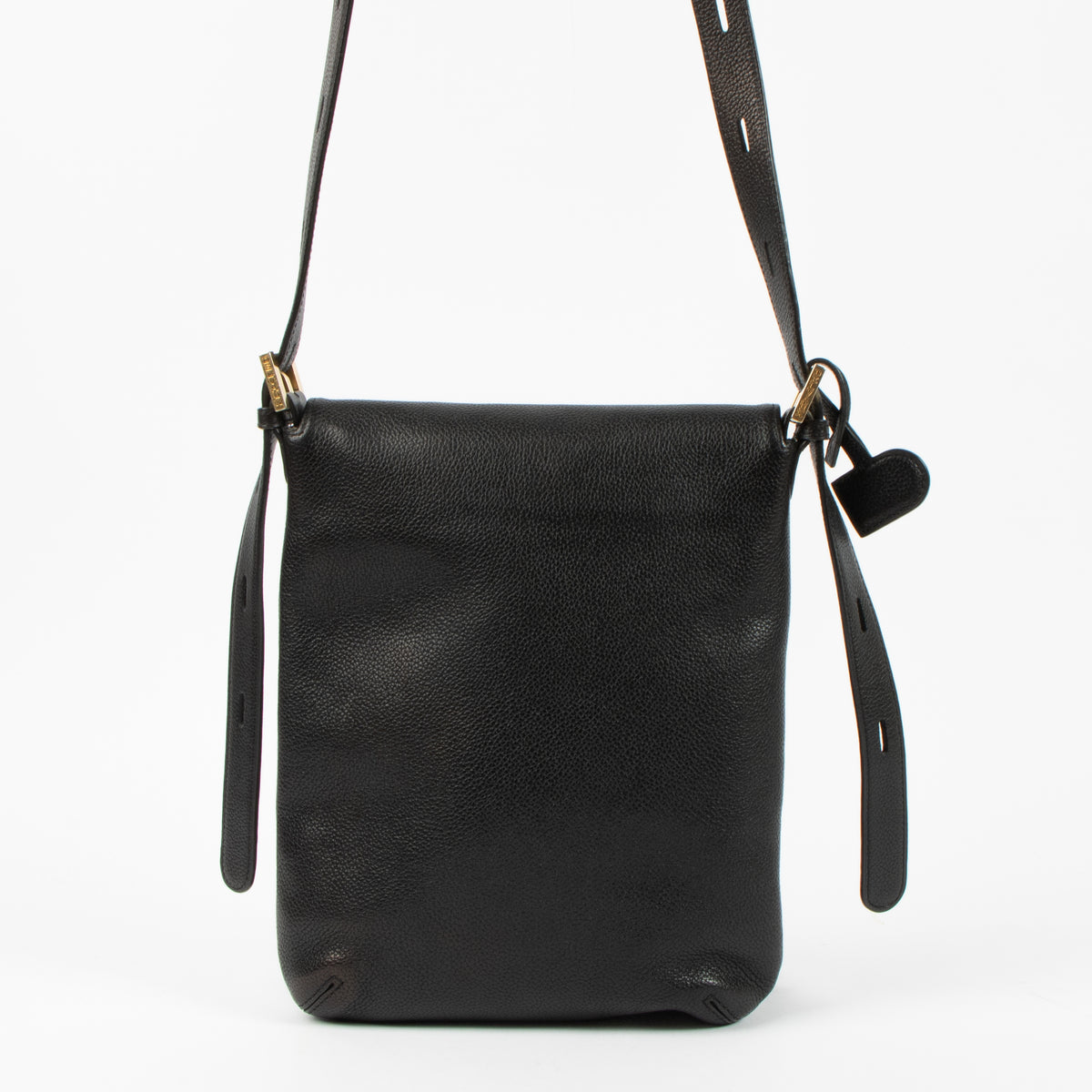 Shop the authentic Delvaux Black Louise Baudrier Crossbody Bag second hand on Labellov.com!