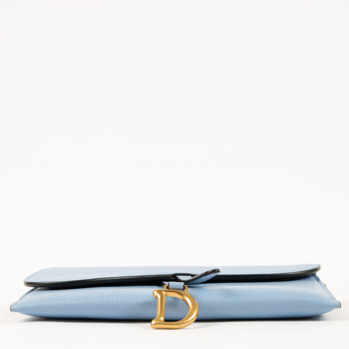 Shop the authentic Christian Dior Blue Saddle Pouch second hand on Labellov.com!