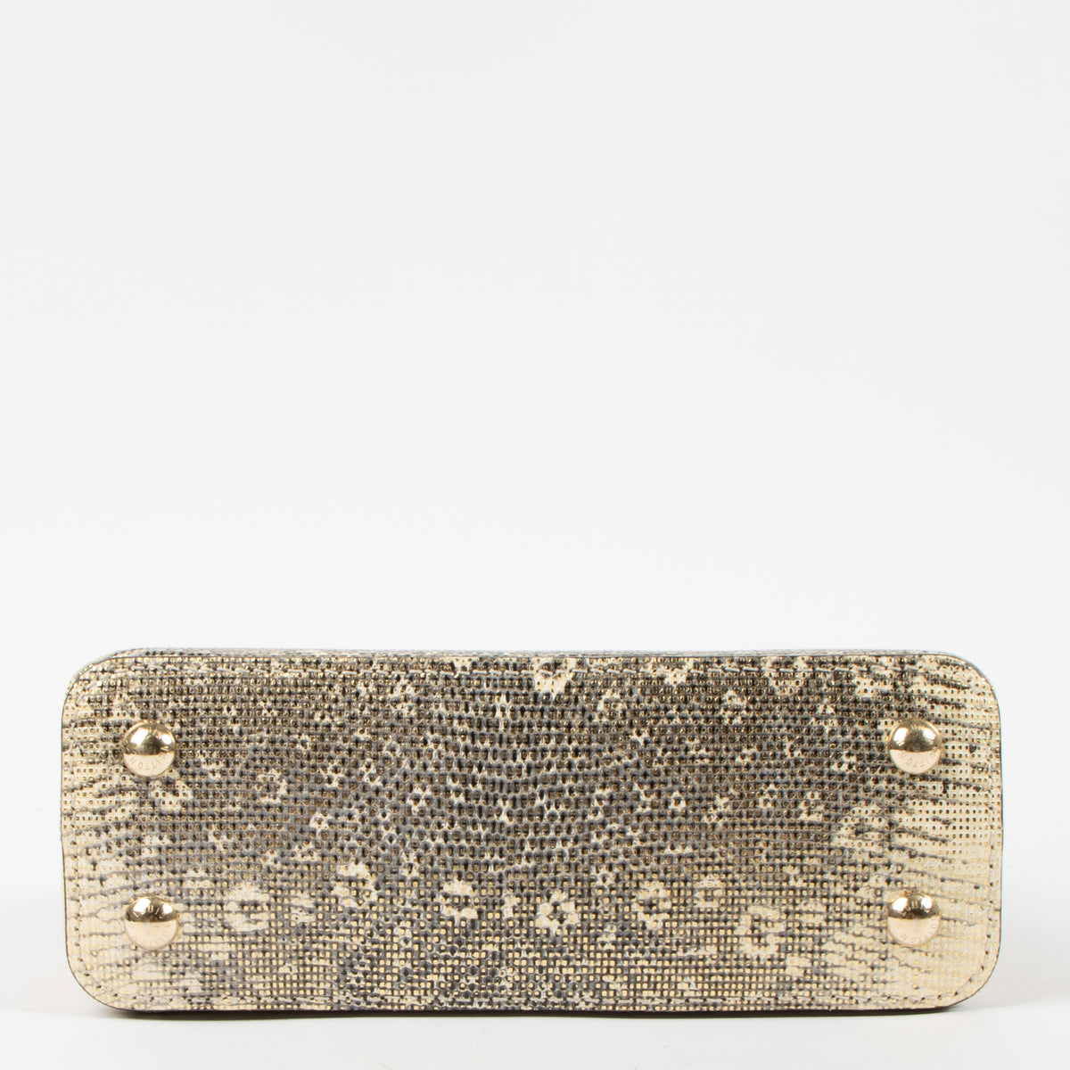 Shop the authentic Louis Vuitton Gold Lizard Capucines Mini second hand on Labellov.com!