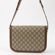 Shop this authentic Gucci GG Supreme Horsebit 1955 Medium Bag pre-loved on Labellov.com 