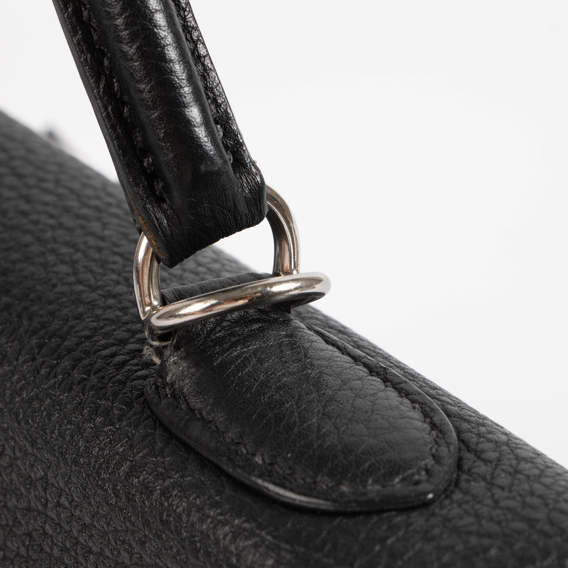 Hermès Kelly 32 Black Togo PHW