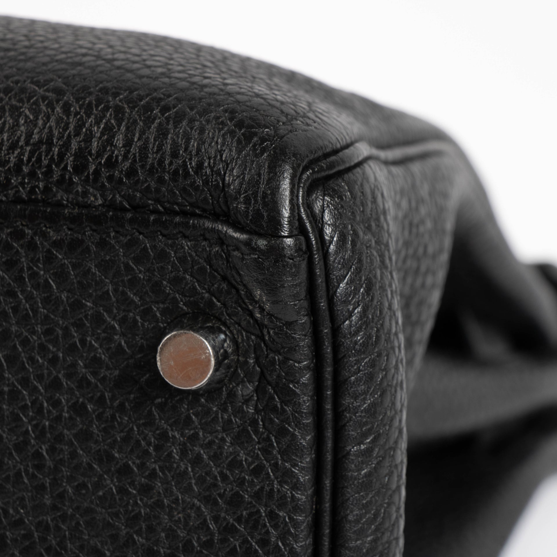 Hermès Kelly 32 Black Togo PHW