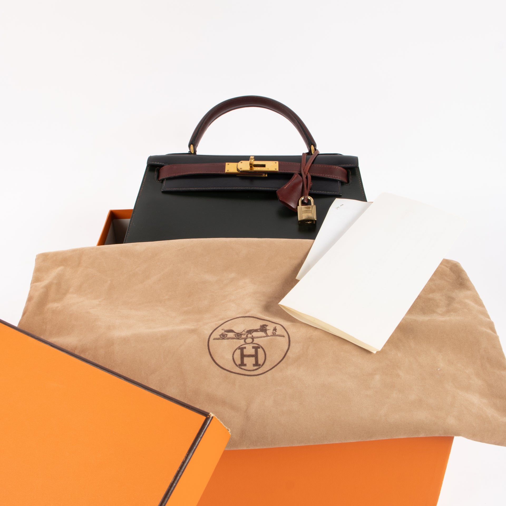 Hermès Kelly 32 Tricolore