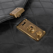 Shop the authentic Chanel Black Quilted Vintage Briefcase second hand on Labellov.com