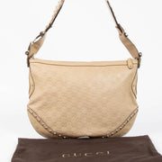 Shop this authentic Gucci Beige Guccissima Pelham Medium Hobo pre-loved on Labellov.com
