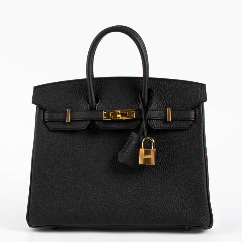 Hermès Birkin 25 Black Togo GHW
