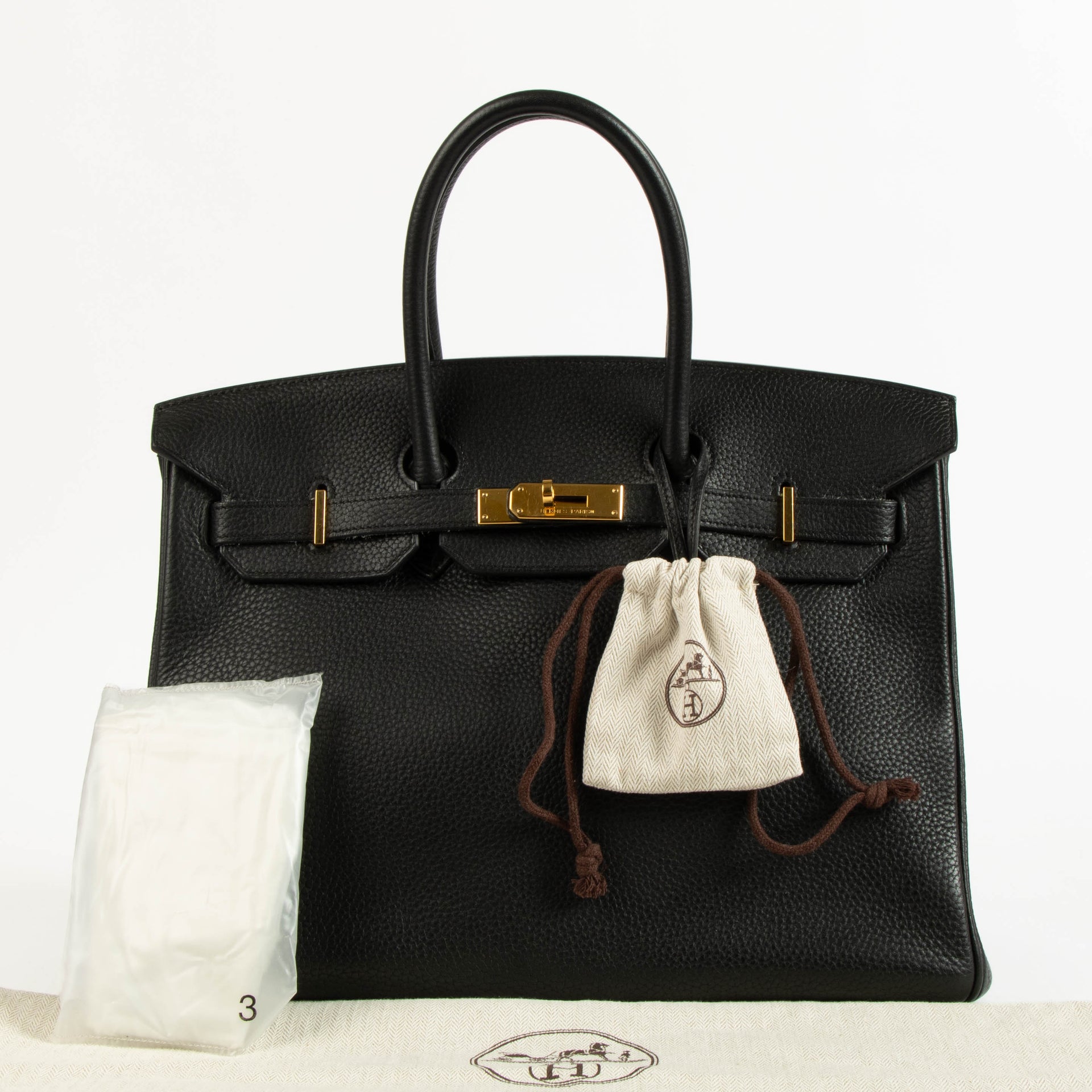Hermès Birkin 35 Black Togo GHW