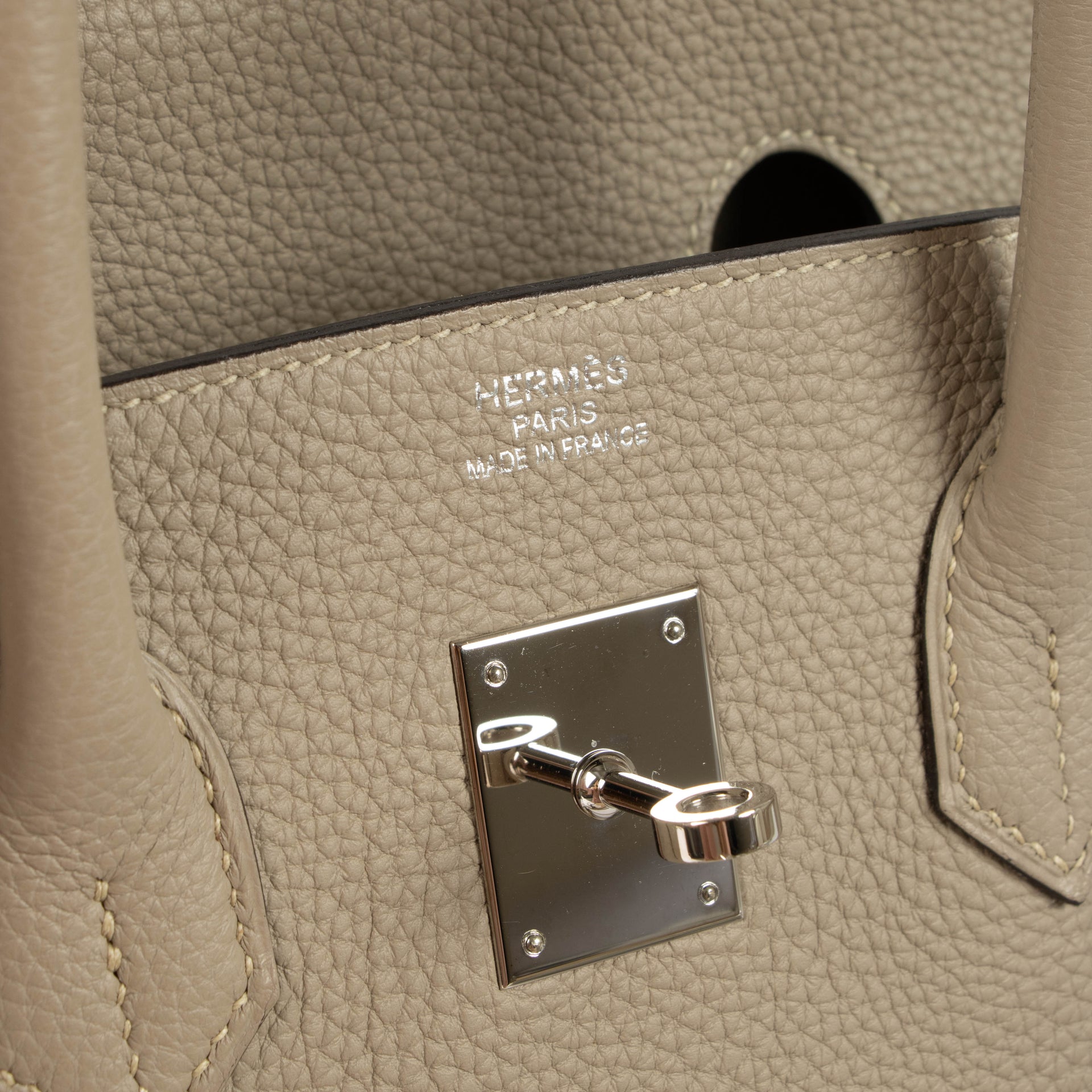 Hermes Birkin 35 Gris Tourterelle Togo PHW