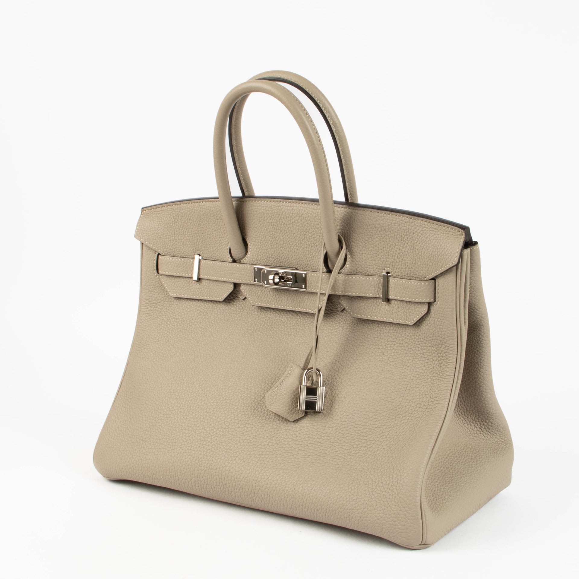 Hermes Birkin 35 Gris Tourterelle Togo PHW