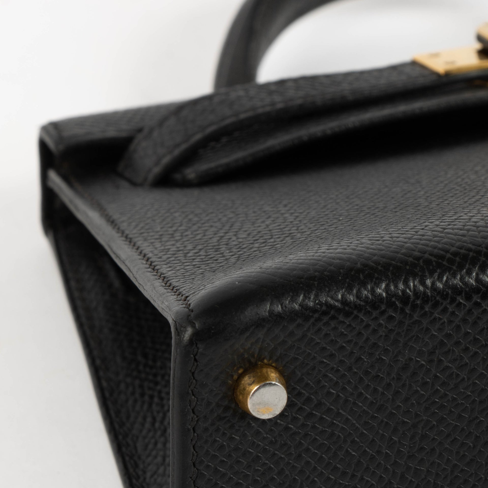 Hermès Kelly Mini II Black Epsom GHW