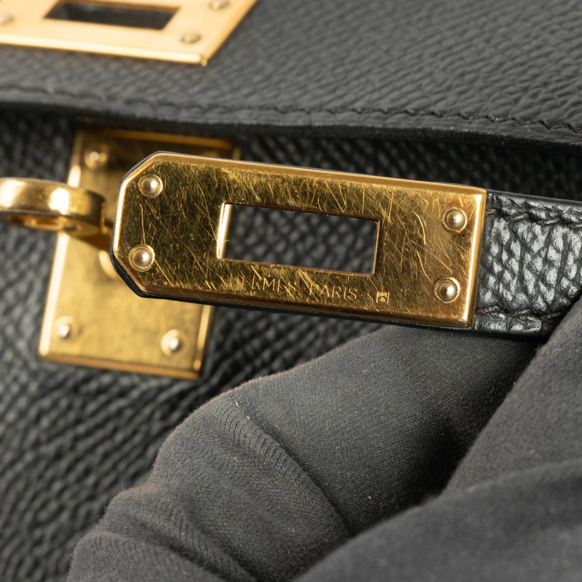 Hermès Kelly Mini II Black Epsom GHW