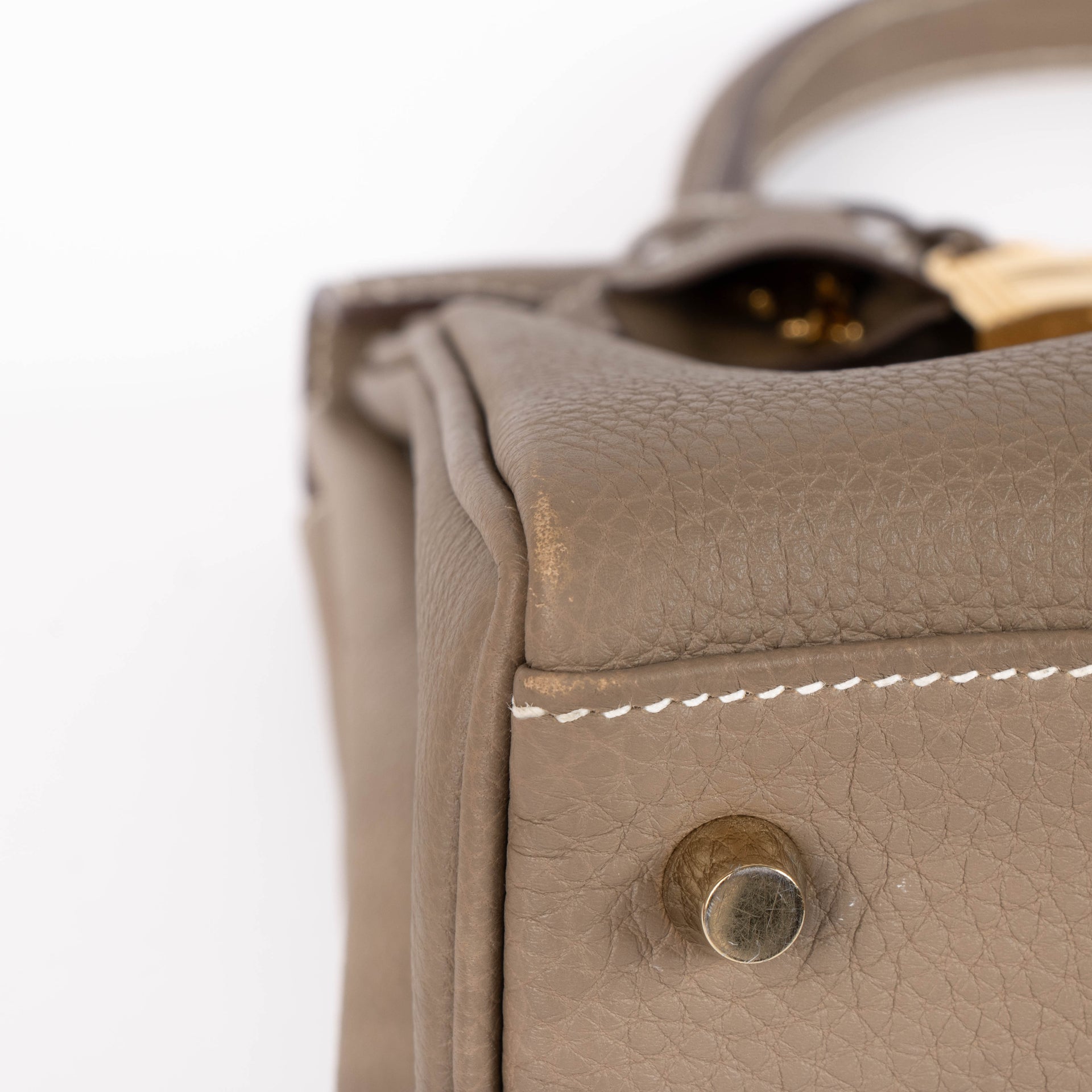 Hermès Kelly 28 Etoupe Togo GHW