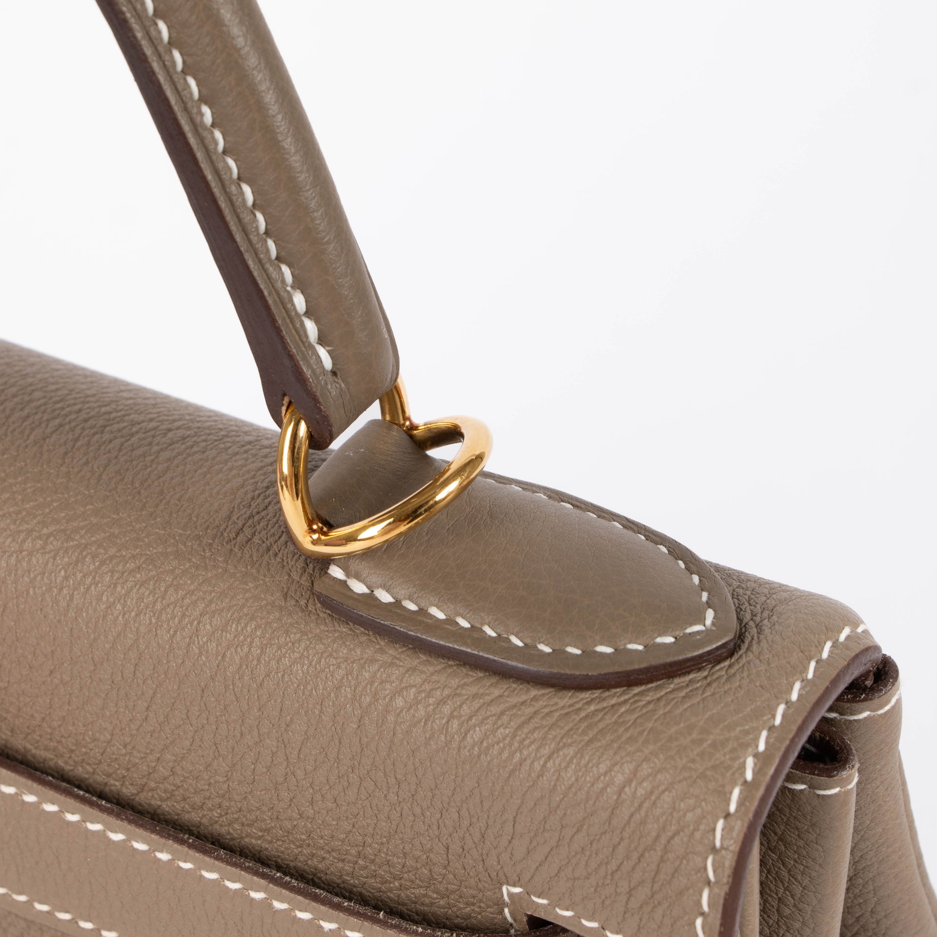 Hermès Kelly 28 Etoupe Togo GHW