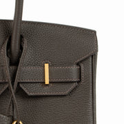 Shop the authentic Hermès Birkin 30 Bai Brun Togo GHW second hand Labellov.com