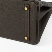 Shop the authentic Hermès Birkin 30 Bai Brun Togo GHW second hand Labellov.com