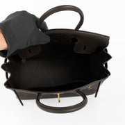 Shop the authentic Hermès Birkin 30 Bai Brun Togo GHW second hand Labellov.com