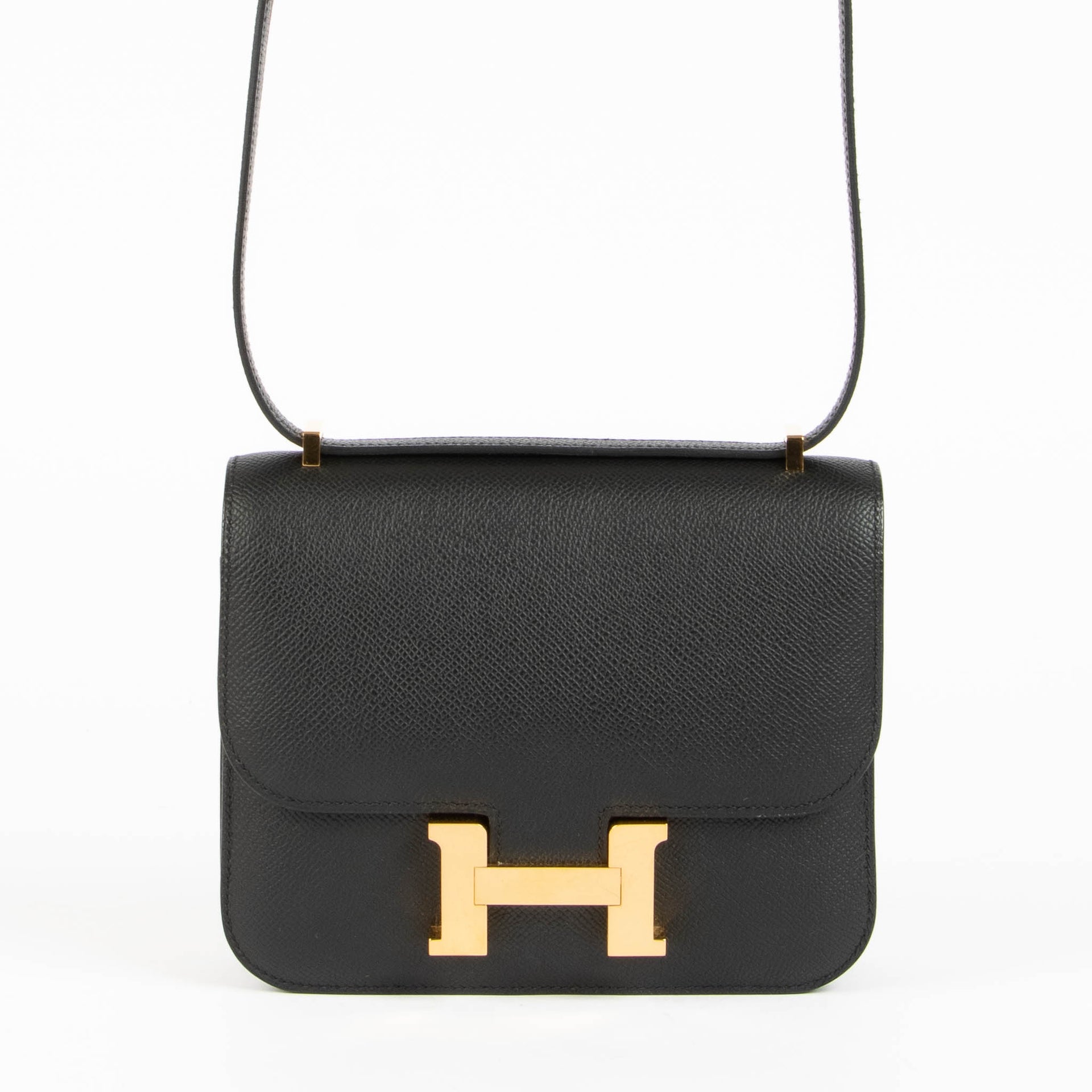 Hermès Constance Mini Zwart Epsom GHW