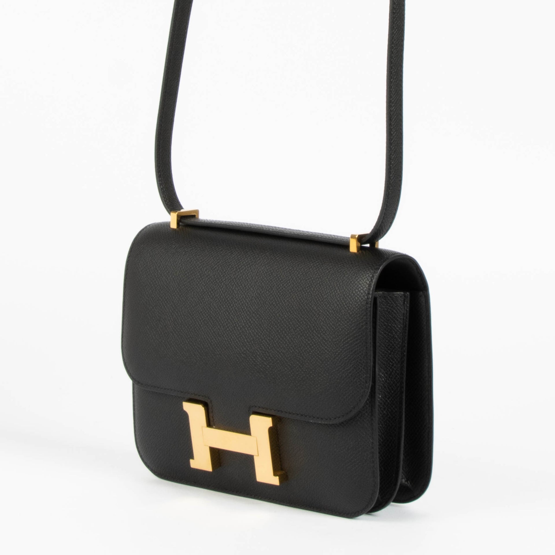 Hermès Constance Mini Zwart Epsom GHW