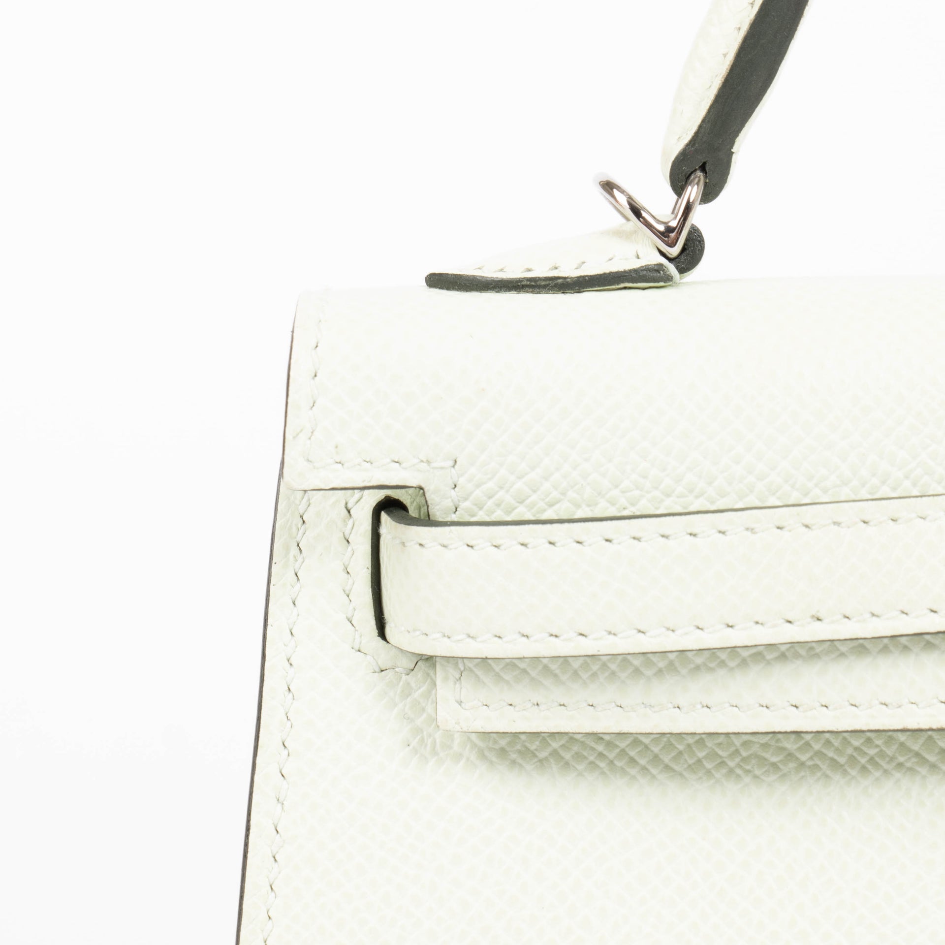 Hermès Kelly Mini II Vert Fizz Epsom PHW