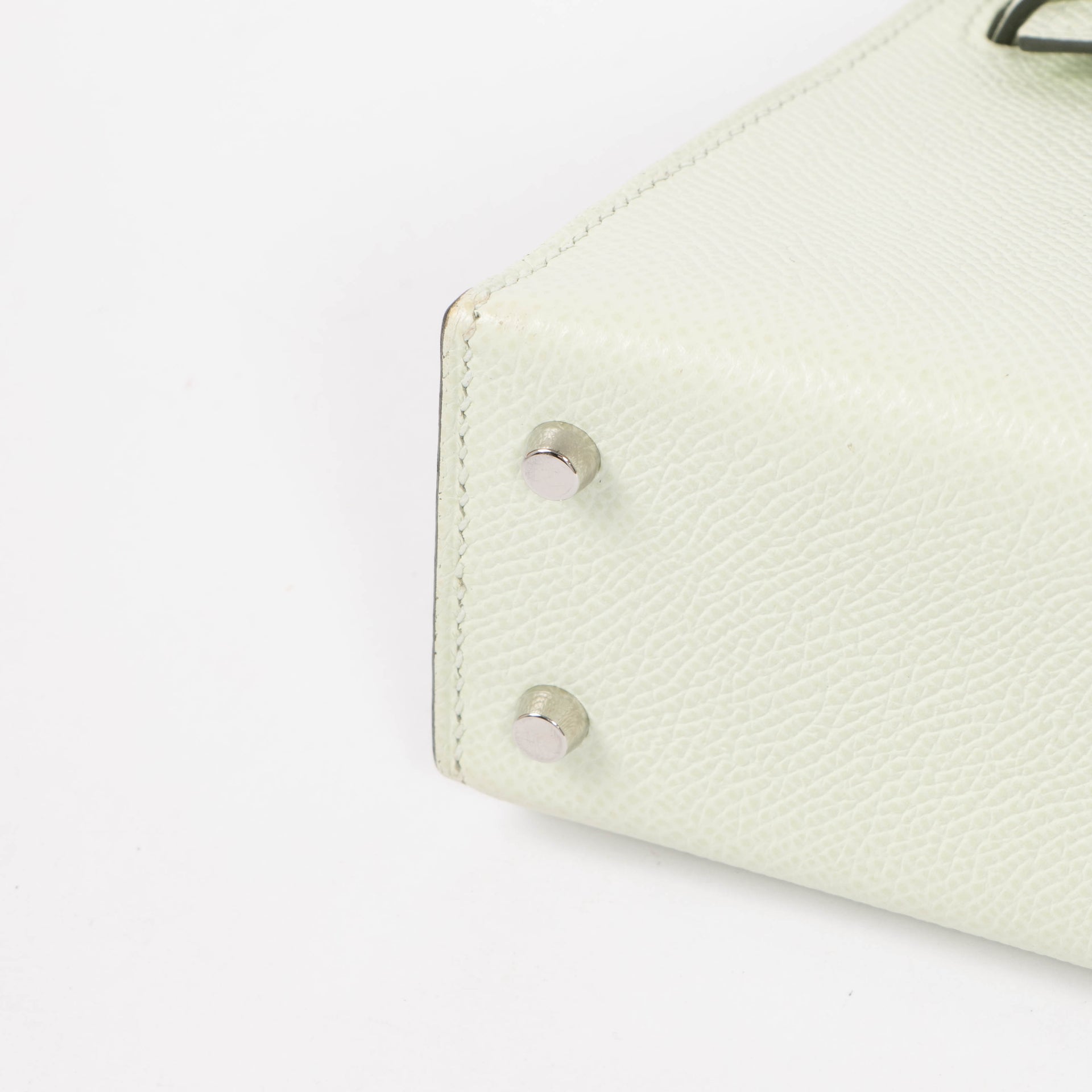 Hermès Kelly Mini II Vert Fizz Epsom PHW