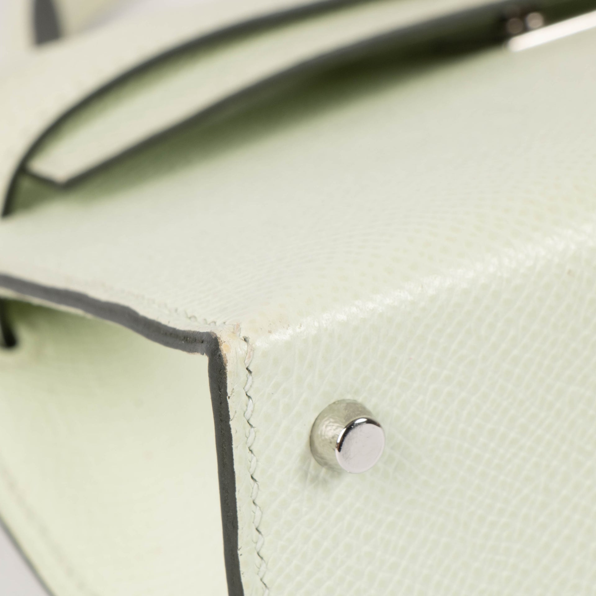 Hermès Kelly Mini II Vert Fizz Epsom PHW