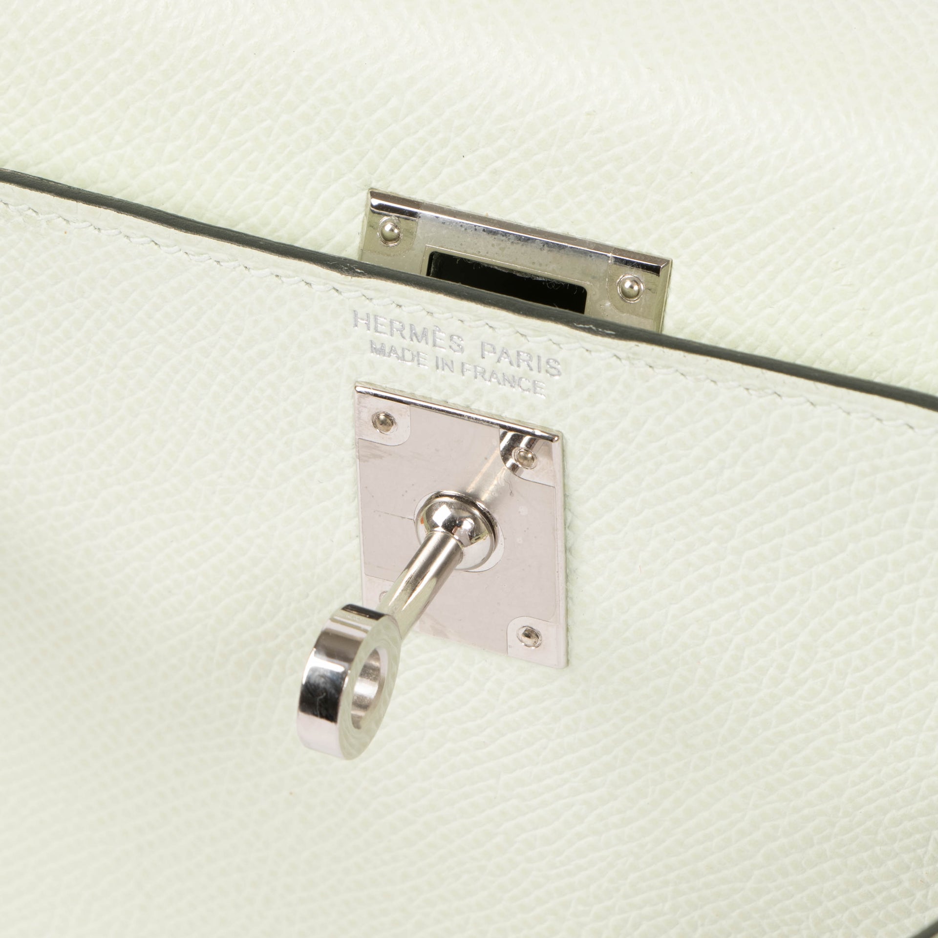Hermès Kelly Mini II Vert Fizz Epsom PHW