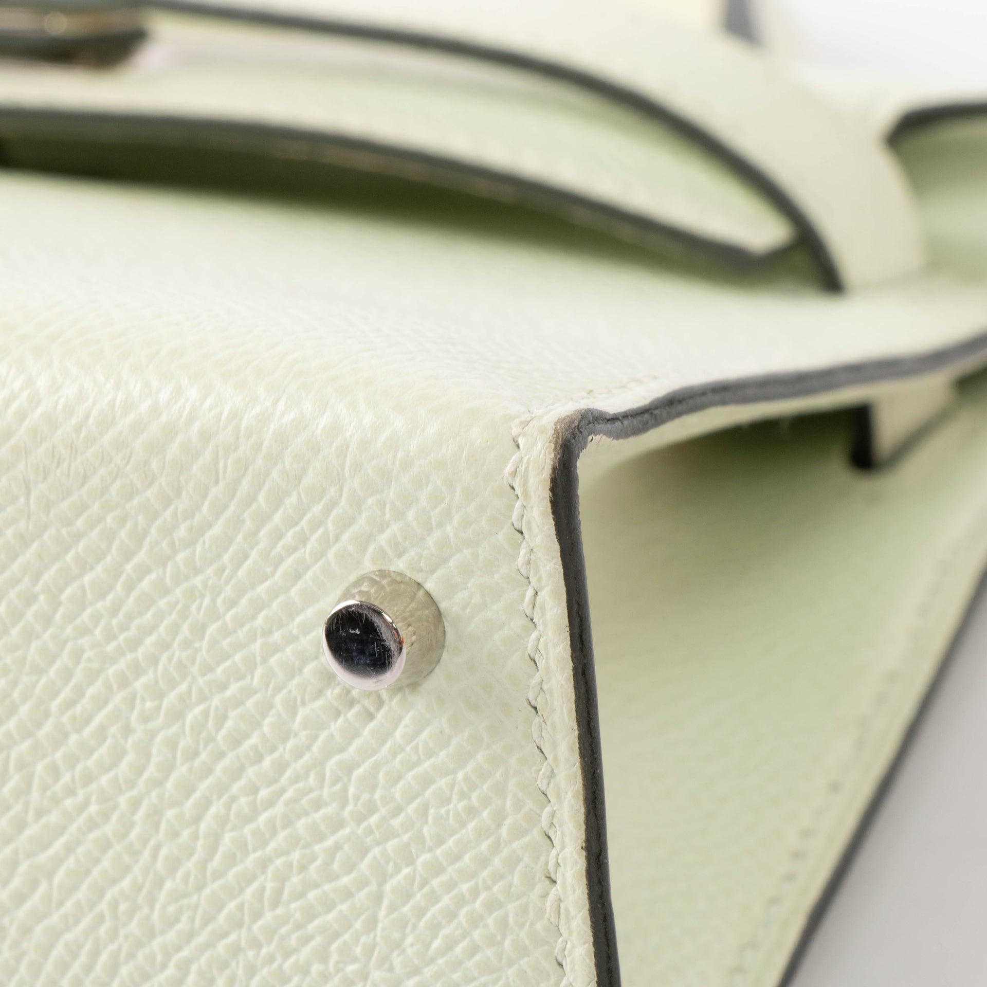 Hermès Kelly Mini II Vert Fizz Epsom PHW