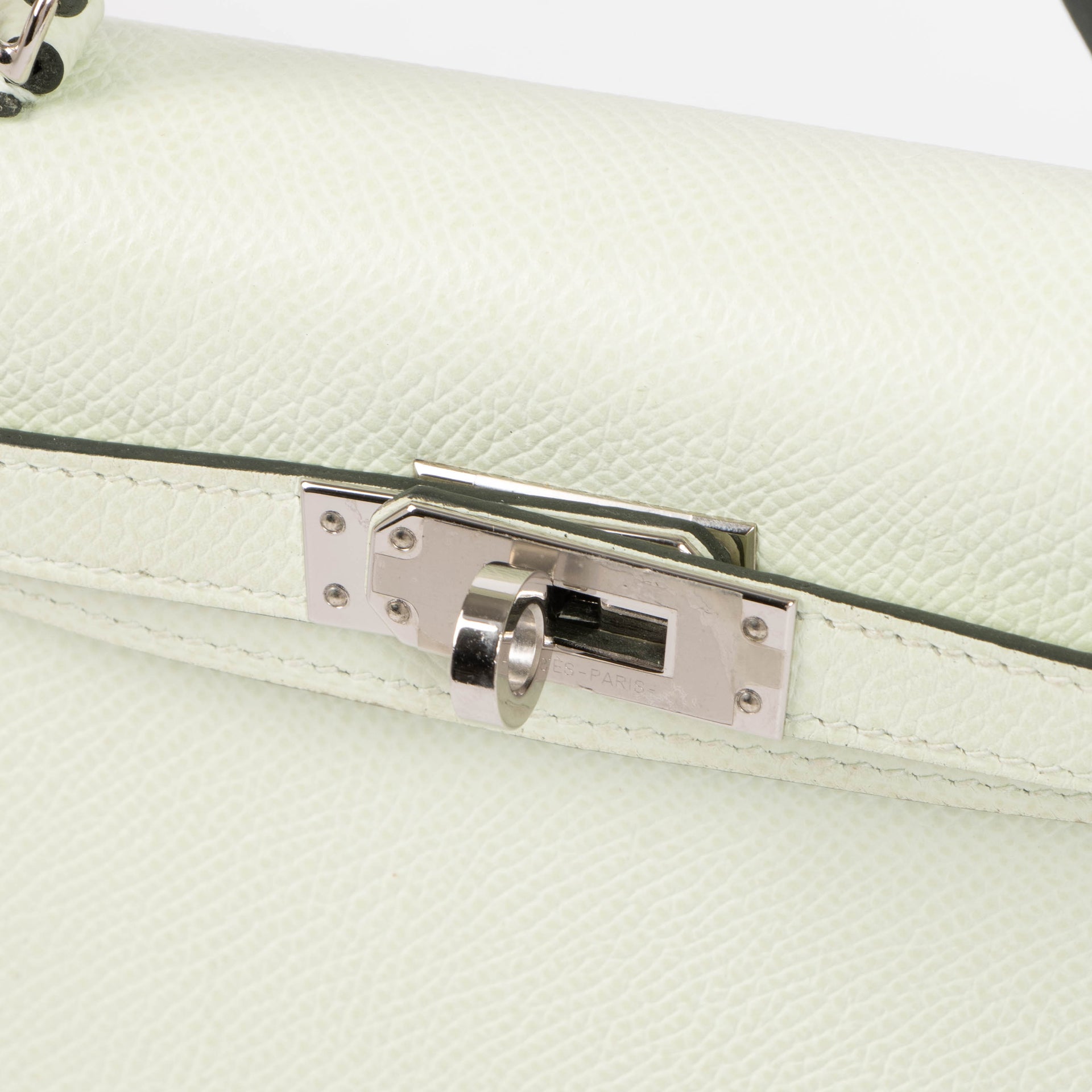 Hermès Kelly Mini II Vert Fizz Epsom PHW