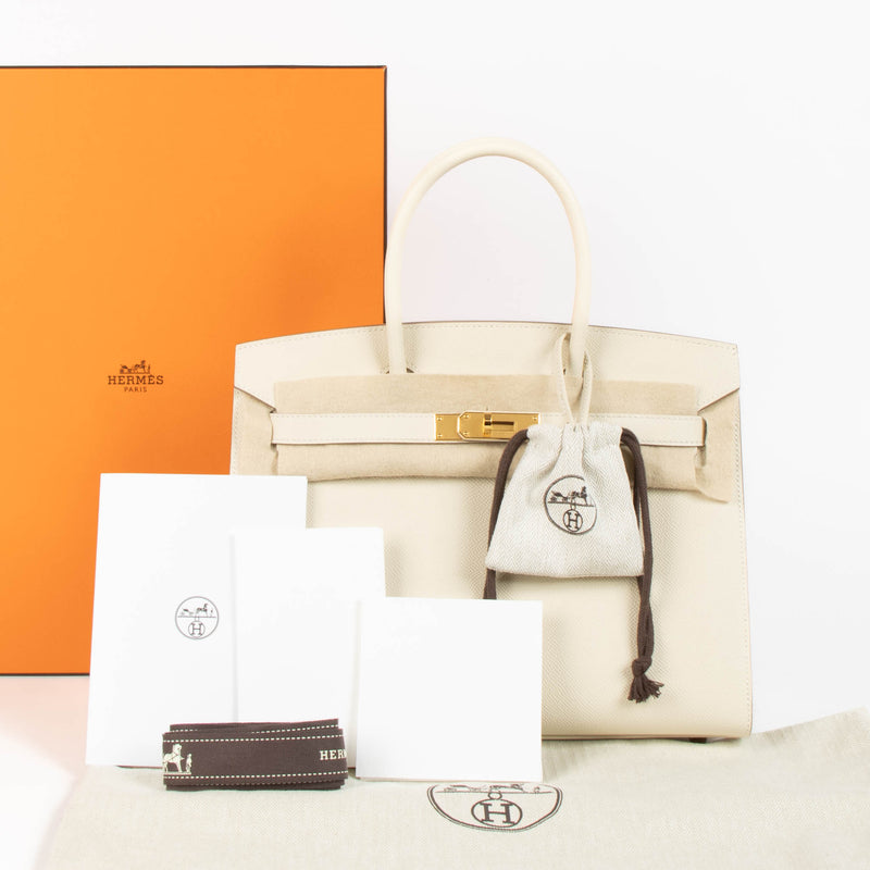 Hermes Birkin 30 Craie Epsom GHW