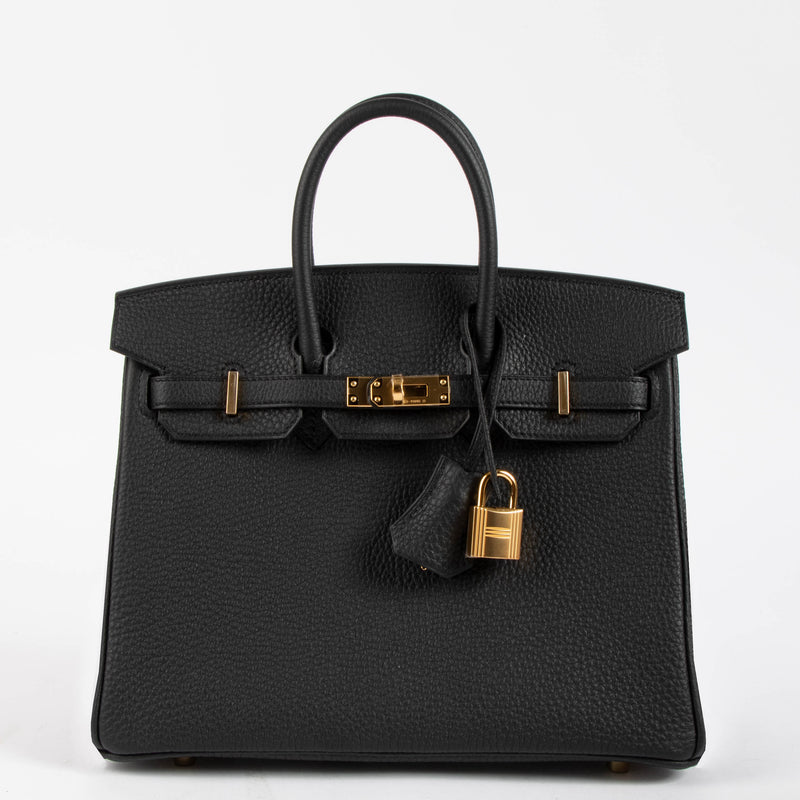 Hermès Birkin 25 Black Togo GHW