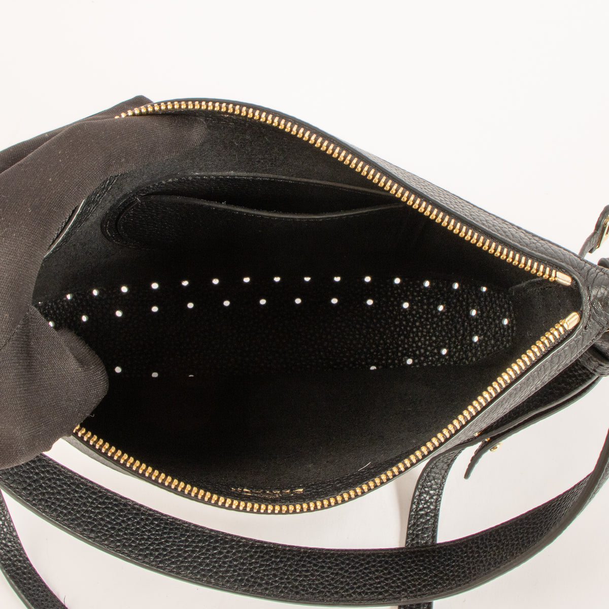 Shop this authentic Delvaux Black Taurillon Soft Pin Swing Bag Pre-Loved on Labellov.com