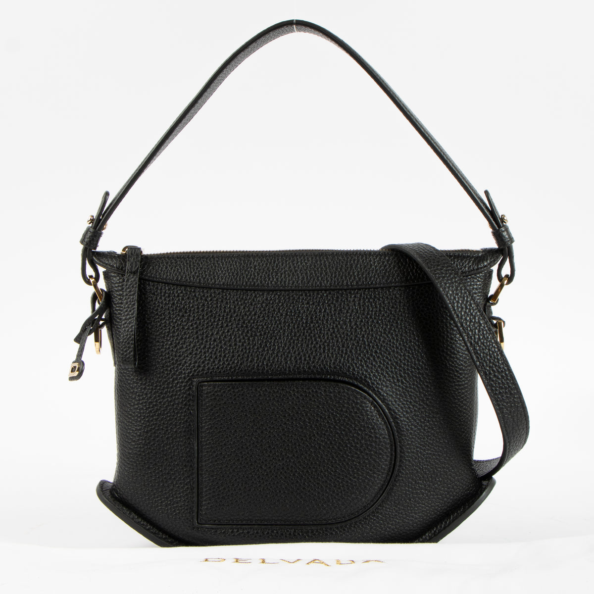 Shop this authentic Delvaux Black Taurillon Soft Pin Swing Bag Pre-Loved on Labellov.com