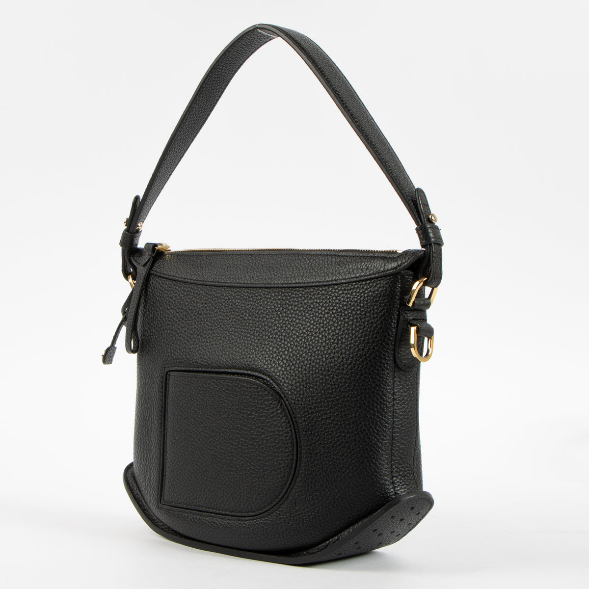 Shop this authentic Delvaux Black Taurillon Soft Pin Swing Bag Pre-Loved on Labellov.com