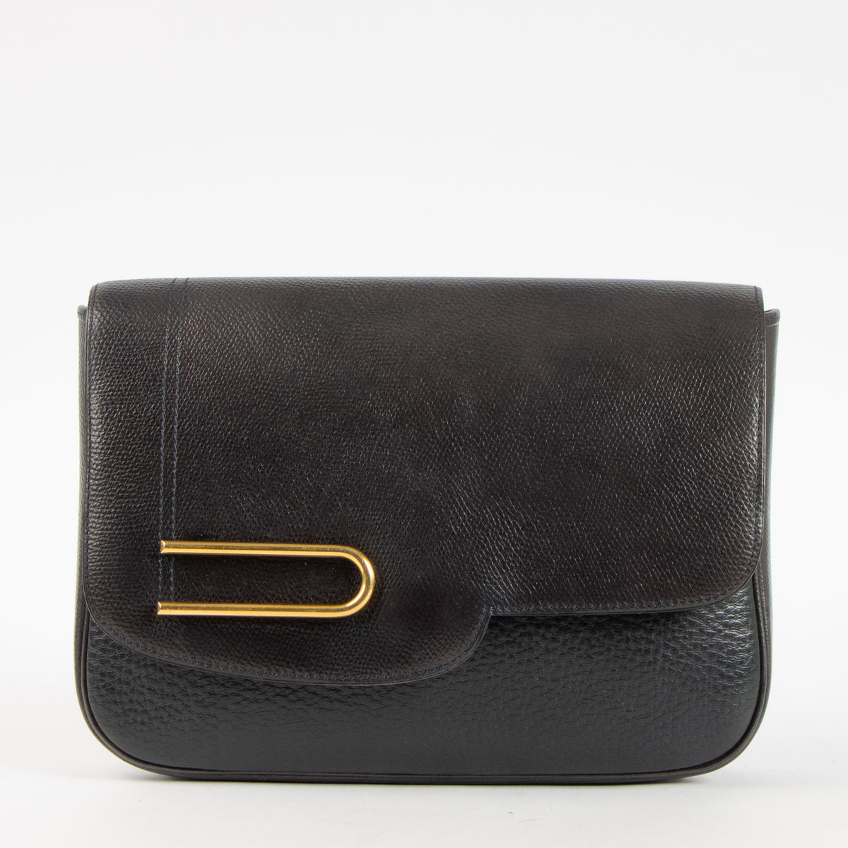 Shop this authentic Delvaux Vintage Blue Clutch Pre-Loved on Labellov.com
