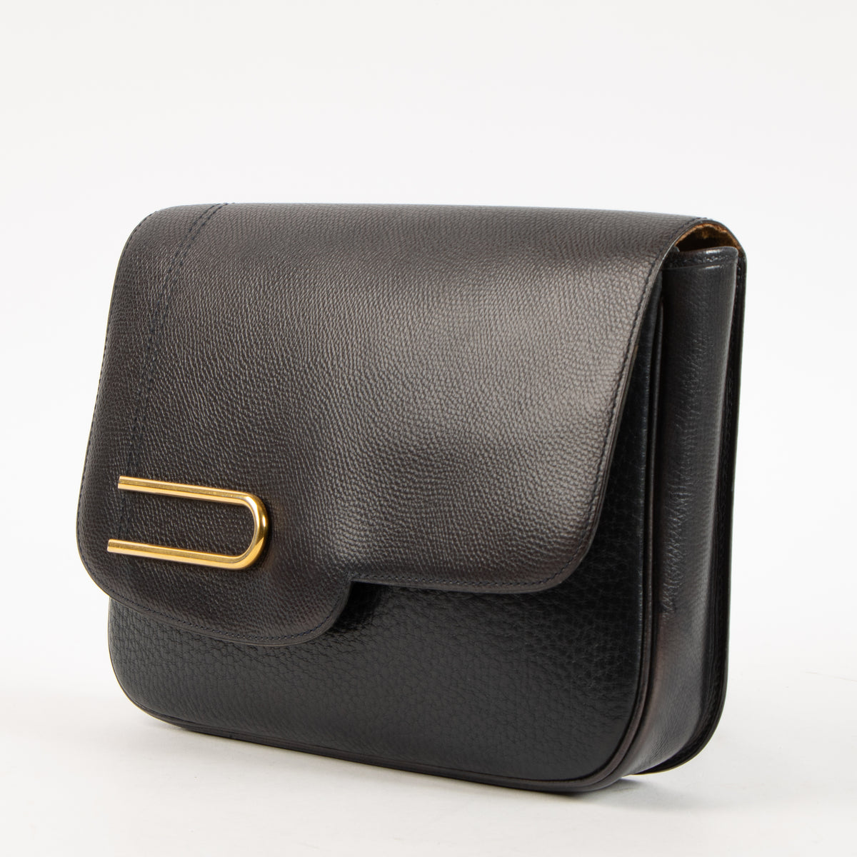 Shop this authentic Delvaux Vintage Blue Clutch Pre-Loved on Labellov.com