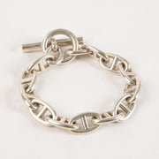 Shop this authentic Hermes Sterling Silver Chaine d'Ancre TGM Bracelet Pre-Loved on Labellov.com