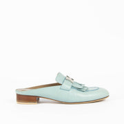 Shop these authentic Hermès Baby Blue Loafers - Size 38 pre-loved on Labellov.com 