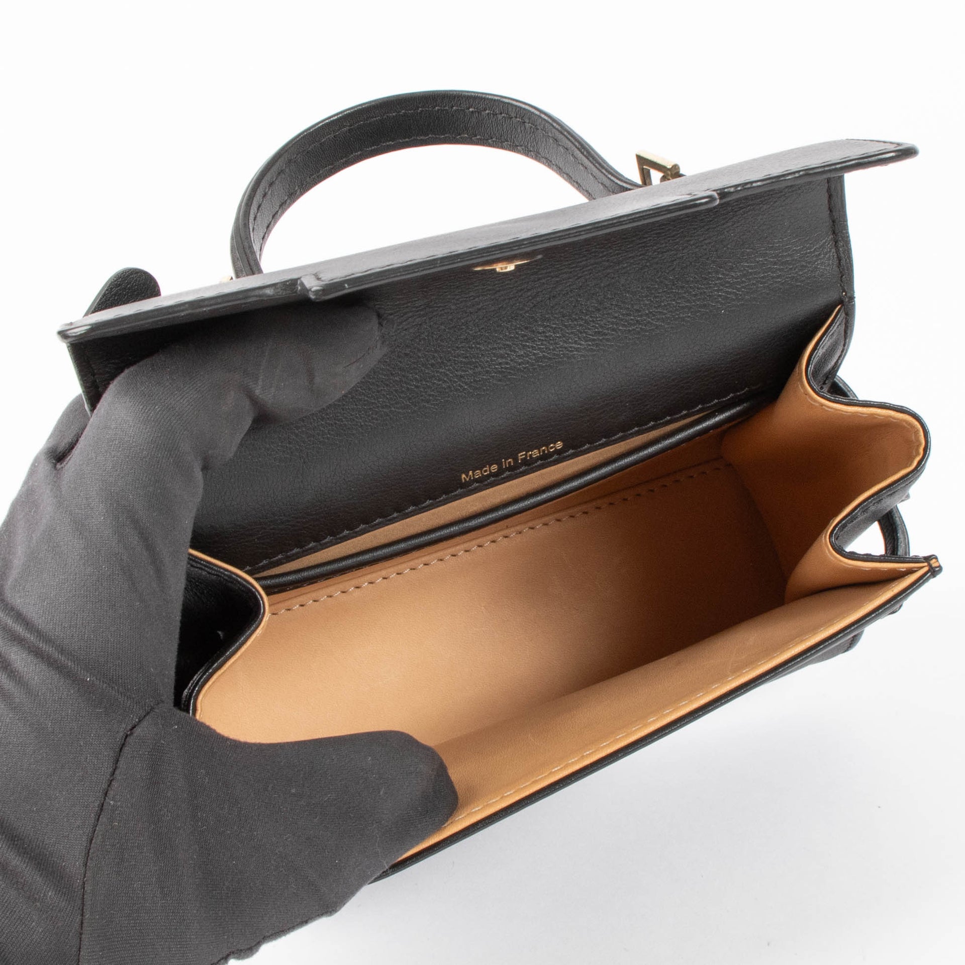 Delvaux Black Supple Calf Micro Tempête Bag