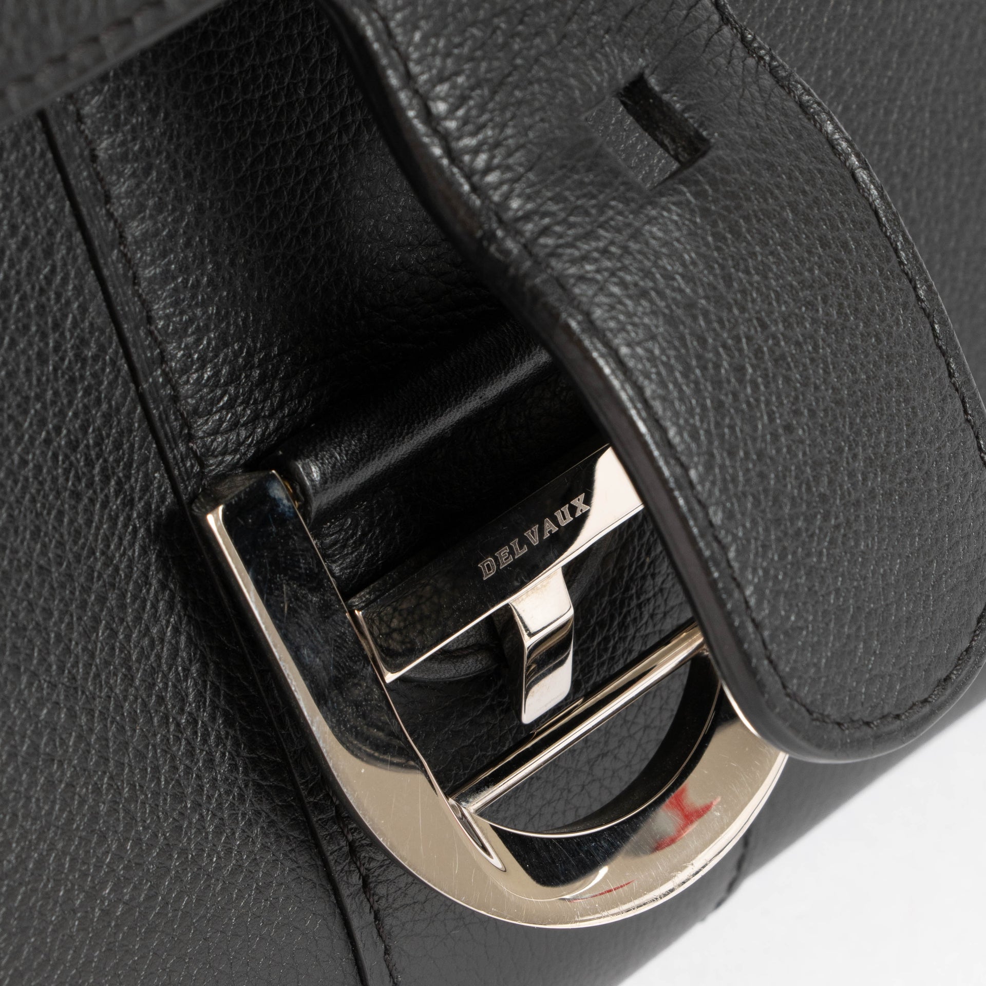Delvaux Black Sellier Brillant MM Bag