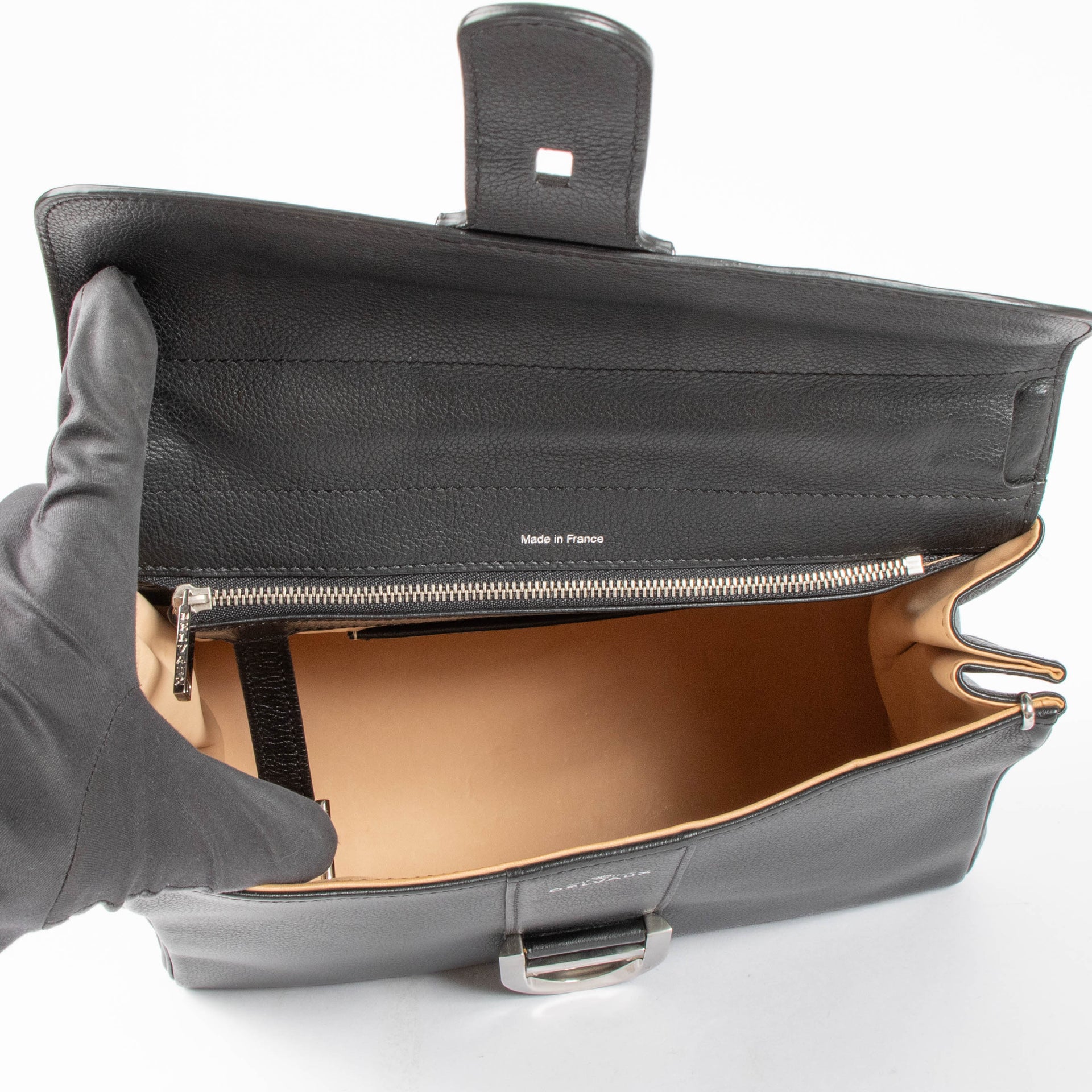 Delvaux Black Sellier Brillant MM Bag