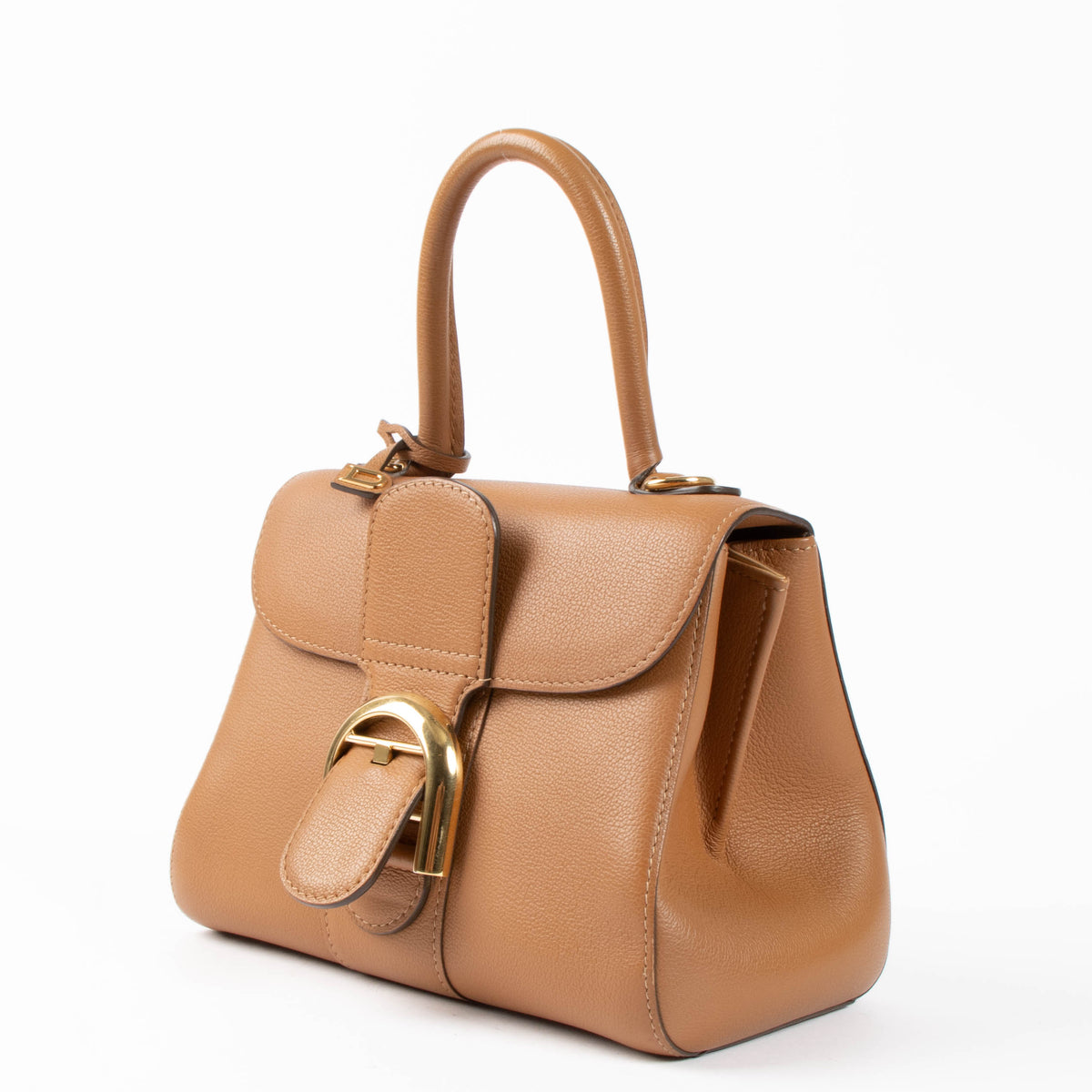 Shop this authentic Delvaux Cognac Brillant Mini pre-loved on Labellov.com