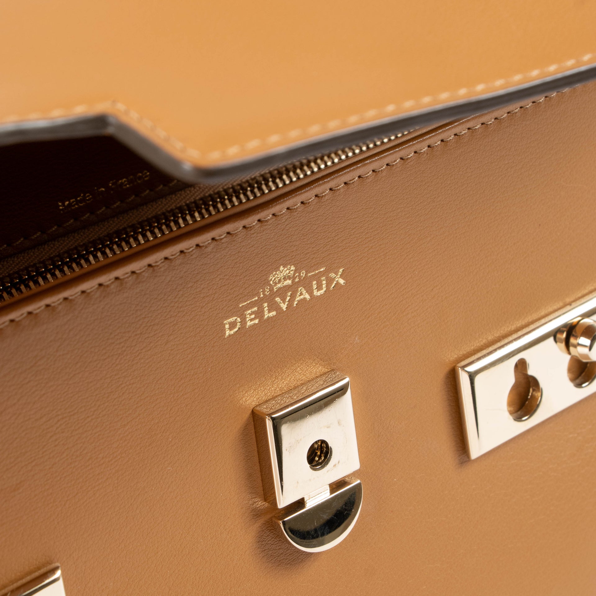 Delvaux Vegetal Supple Calf Tempête MM Bag
