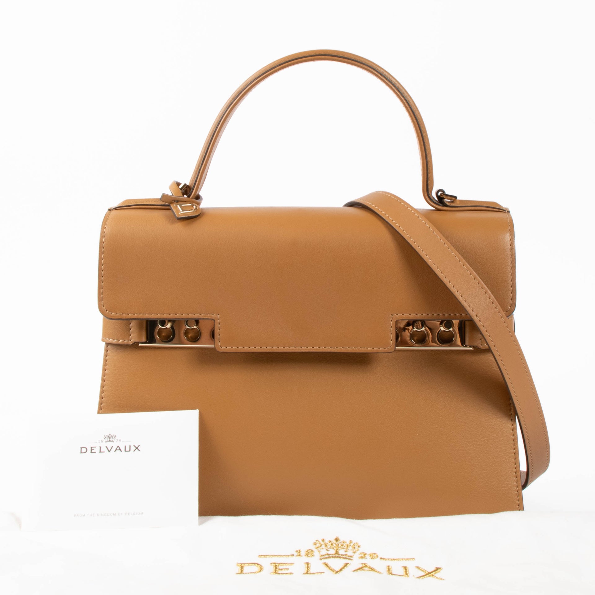 Delvaux Vegetal Supple Calf Tempête MM Bag
