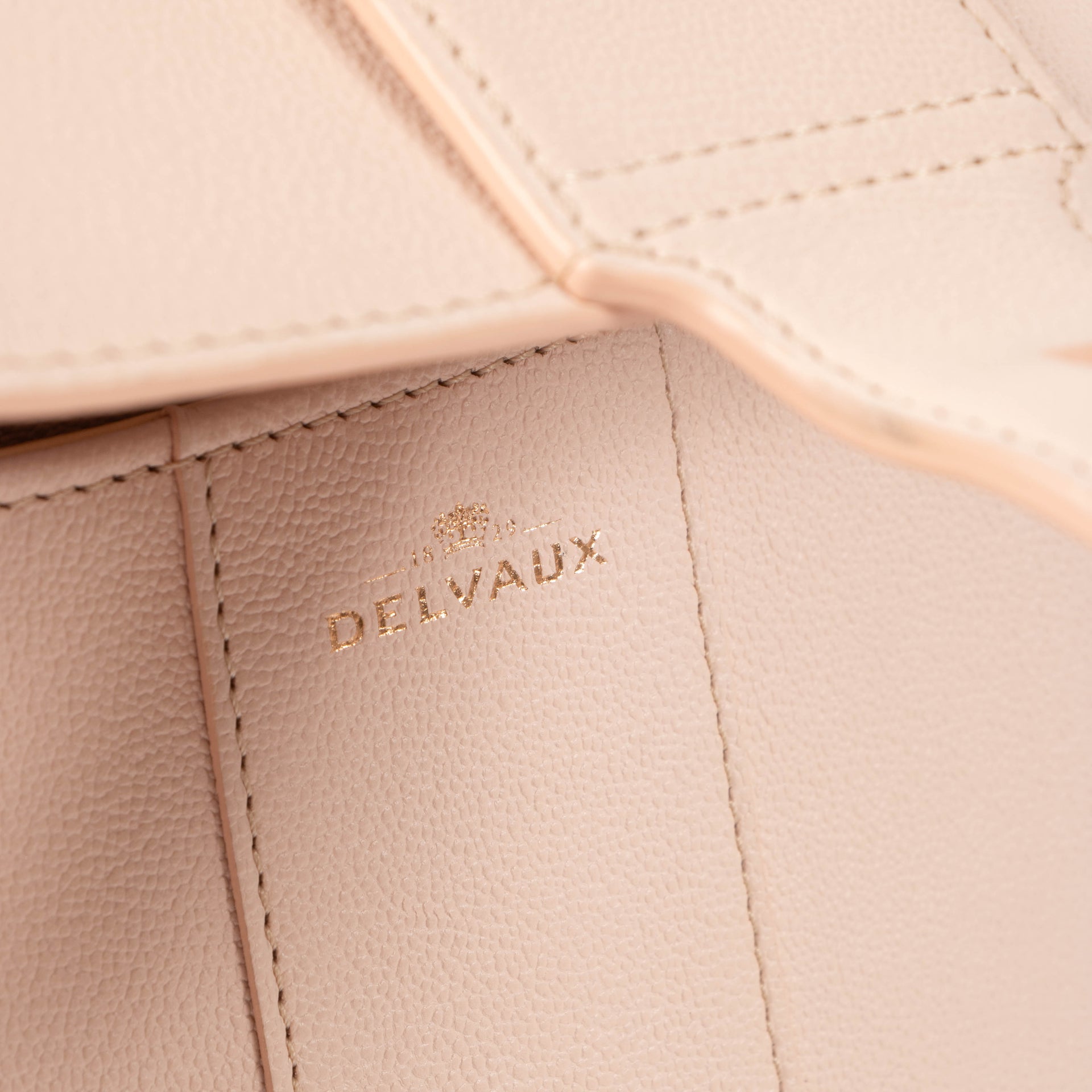 Delvaux Nude Rodeo Calf Brillant MM Bag
