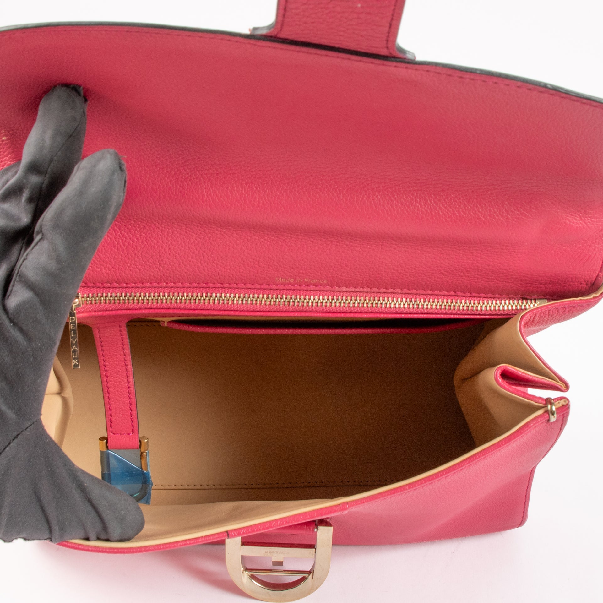 Delvaux Rose Indien Sellier Brillant MM
