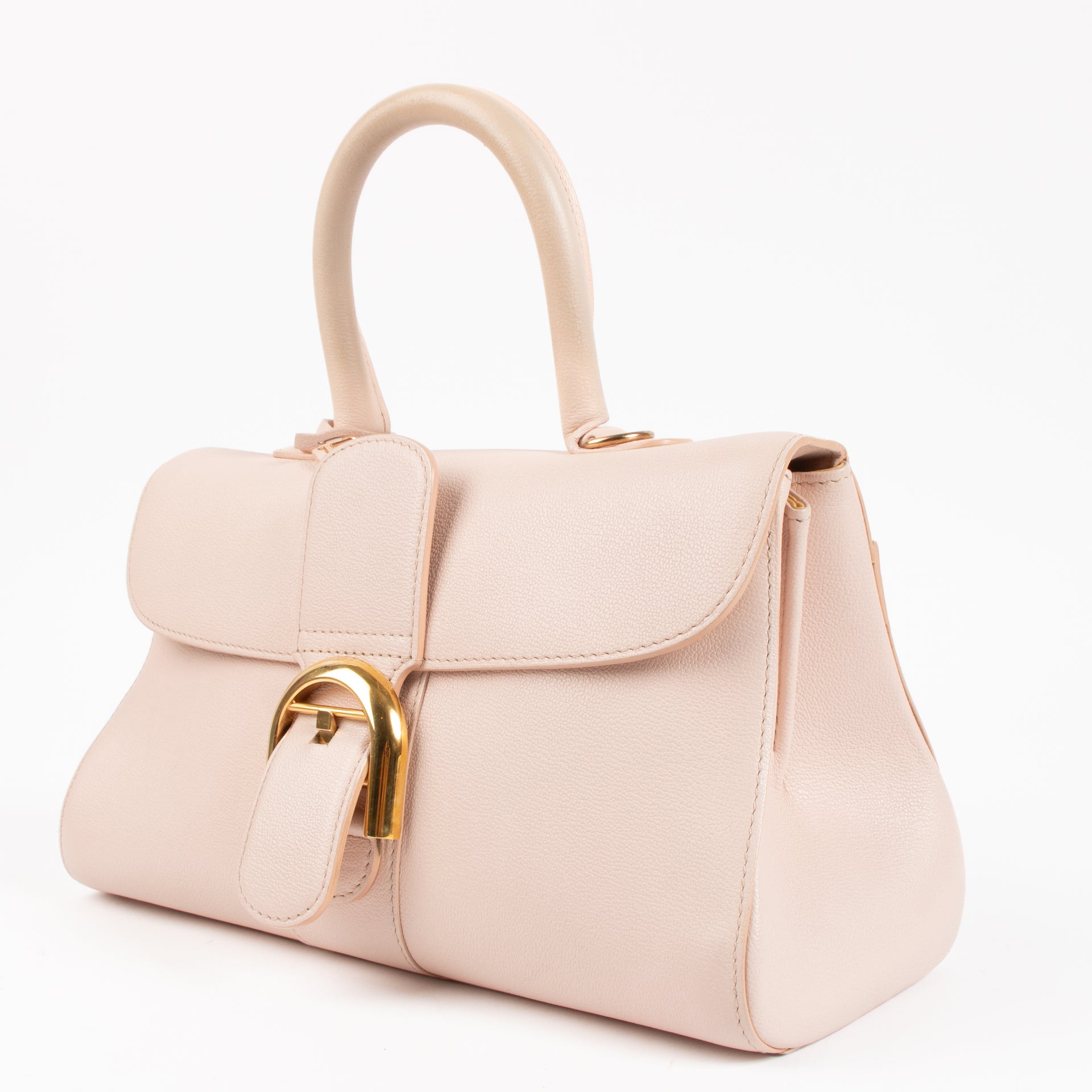 Delvaux Nude Rodeo Calf Brillant East West Mini Bag