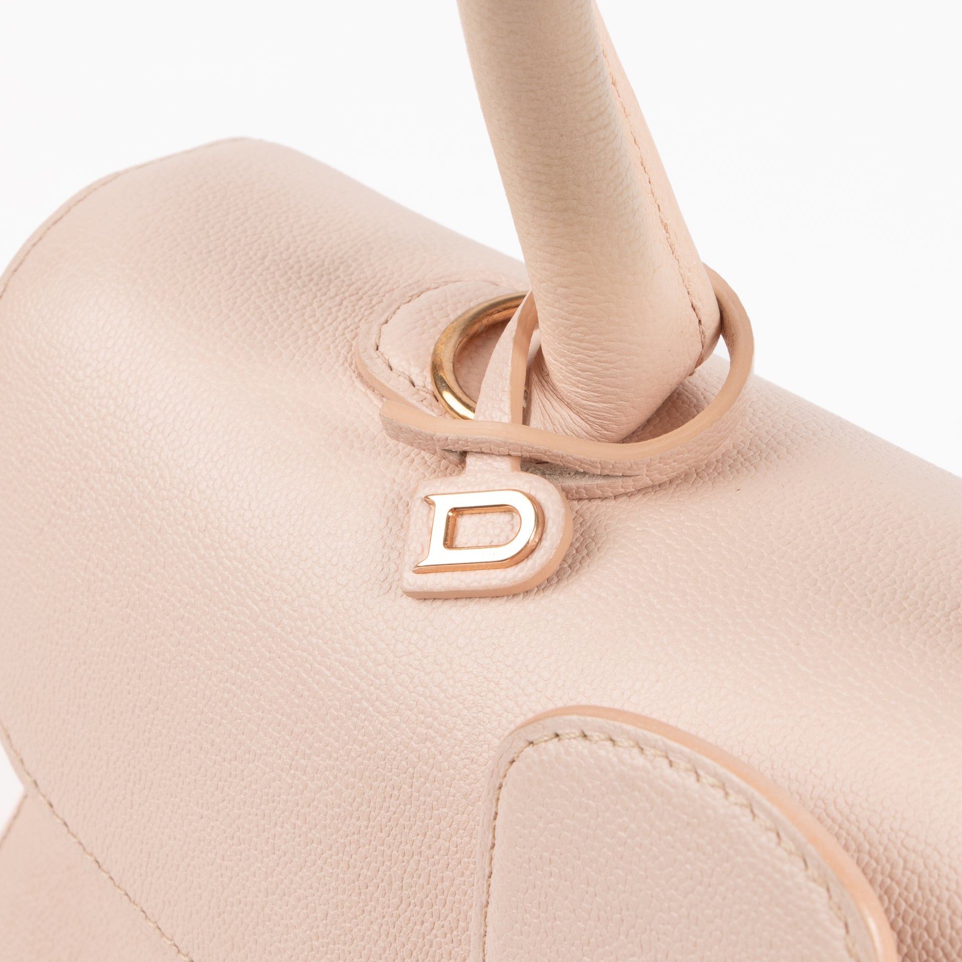 Delvaux Nude Rodeo Calf Brillant East West Mini Bag