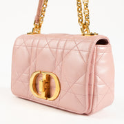 Shop the authentic Christian Dior Pearly Pink Cannage Small Caro Bag on Labellov.com !